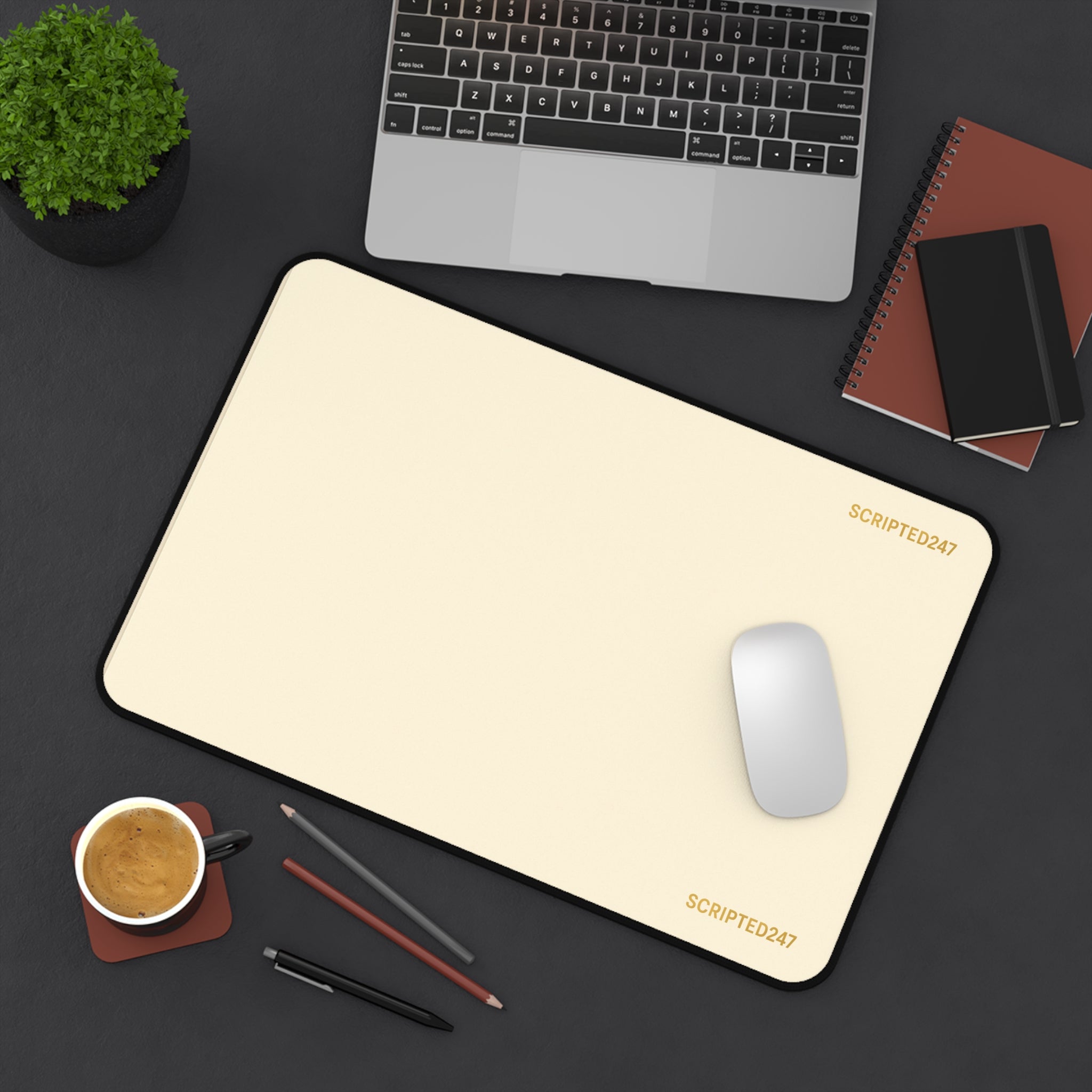 Scripted247 Desk Mat — Flexible-Sized Protective Desk Pad for Improved Workflow