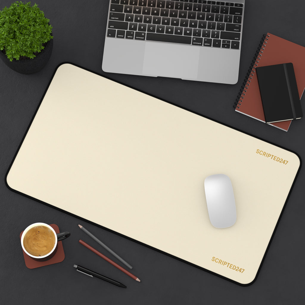 Scripted247 Desk Mat — Flexible-Sized Protective Desk Pad for Improved Workflow