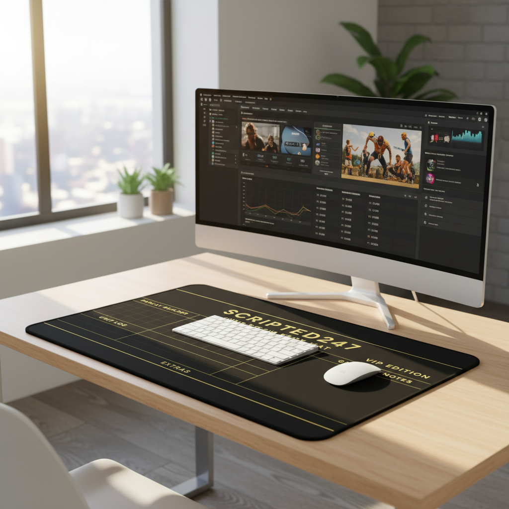 Scripted247 Desk Mat - VIP Edition